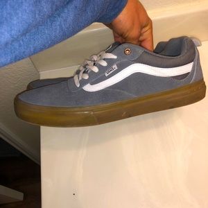 Vans old skool pro grey, white & Gum skate shoes